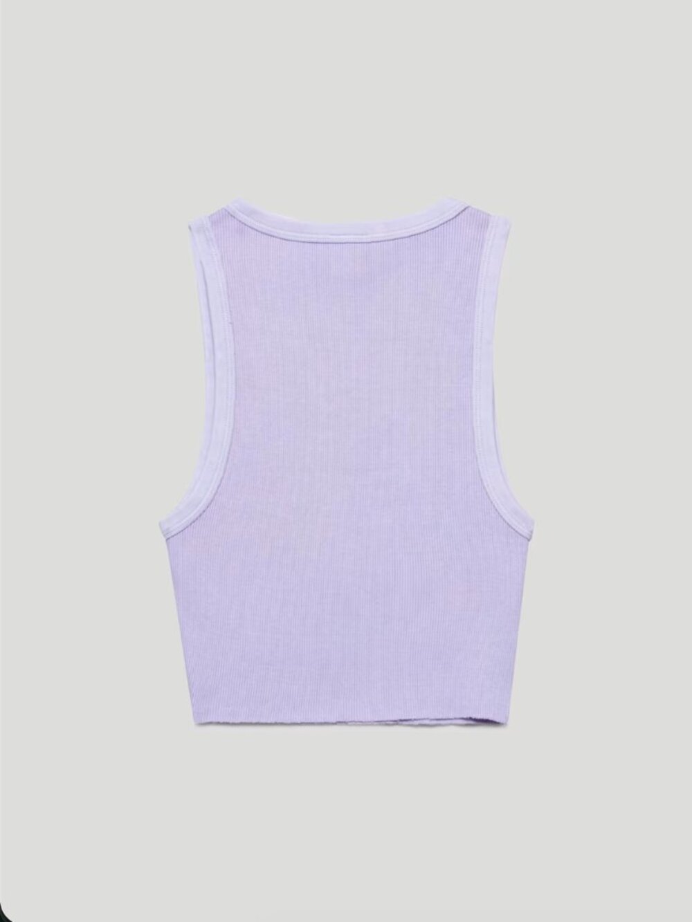 Aritzia Ribbed Cropped Racer Tank (TNA) - Picture 8 of 8